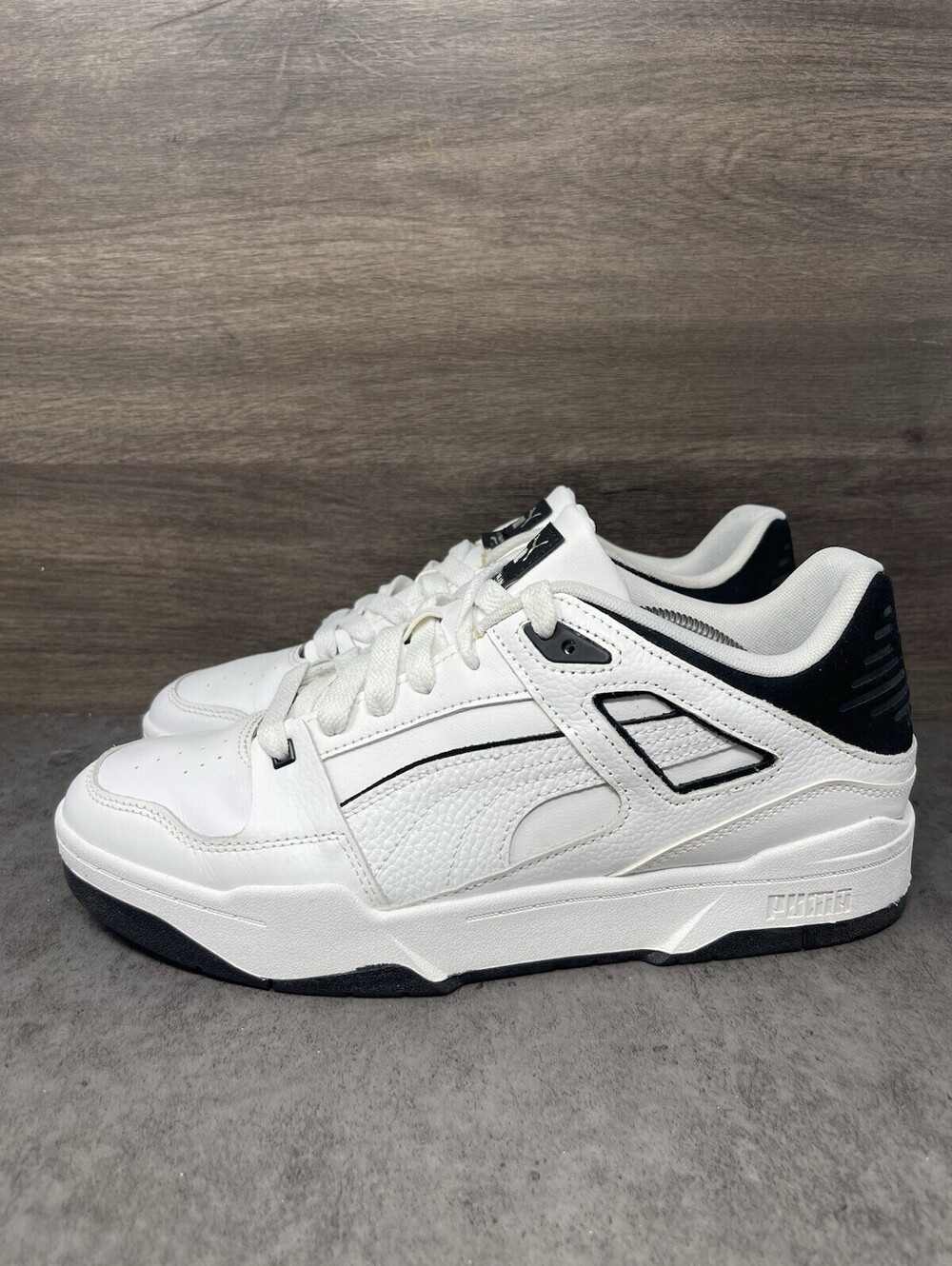 Puma Slipstream Always On White Black Mens Size 11 388549-01 Basketball Sneakers